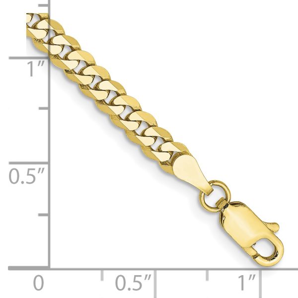 10k 3.9mm Flat Beveled Curb Chain - Image 2