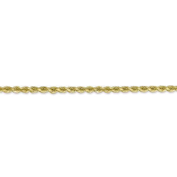 10k 2.75mm Diamond-cut Rope Chain - Image 2