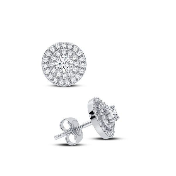 14K 0.27CT DIAMOND EARRING - Image 2