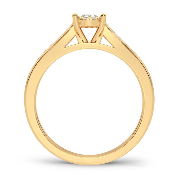 14K 0.35CT Diamond Ring - Image 3