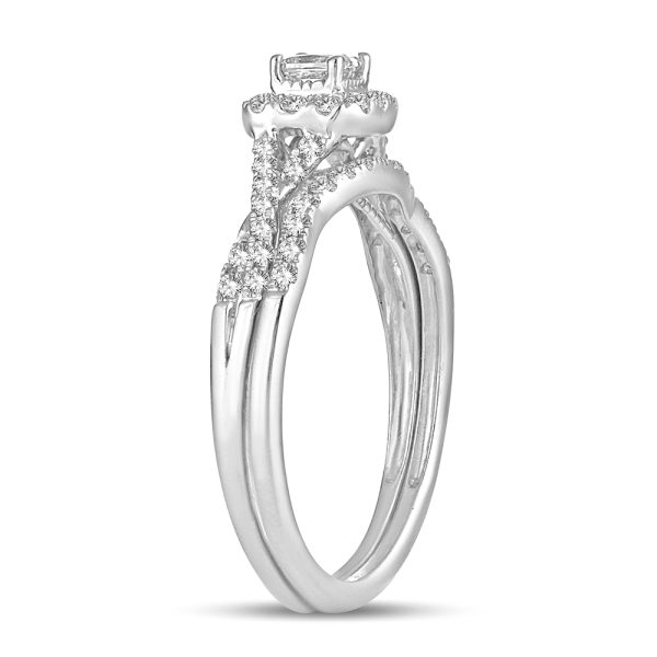 14K 0.50CT DIAMOND BRIDAL RING - Image 2