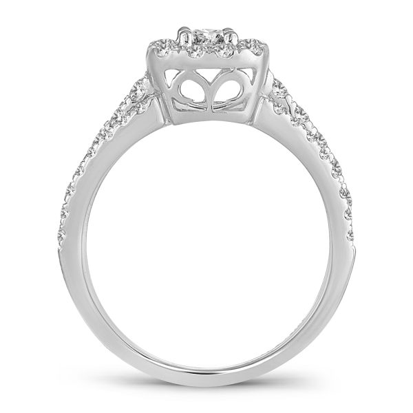 14K 1.00CT DIAMOND BRIDAL RING - Image 3