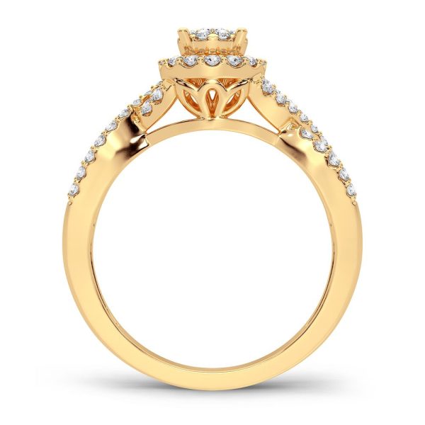 14K 0.38CT Diamond Ring - Image 3