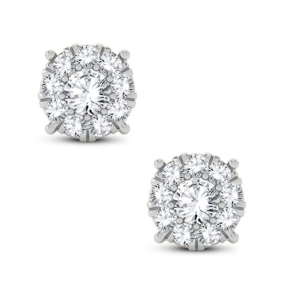 14K 0.25CT Diamond Earring - Image 2