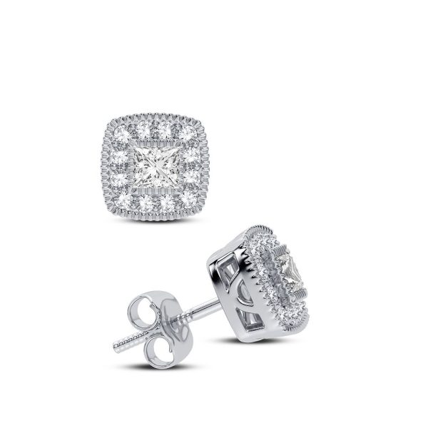 14K 0.25CT DIAMOND EARRING - Image 2