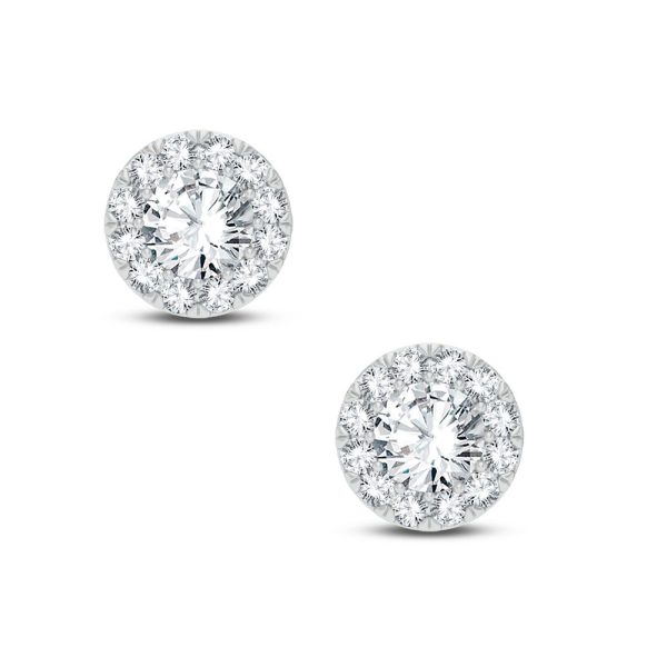 14K 0.50CT DIAMOND EARRING - Image 2