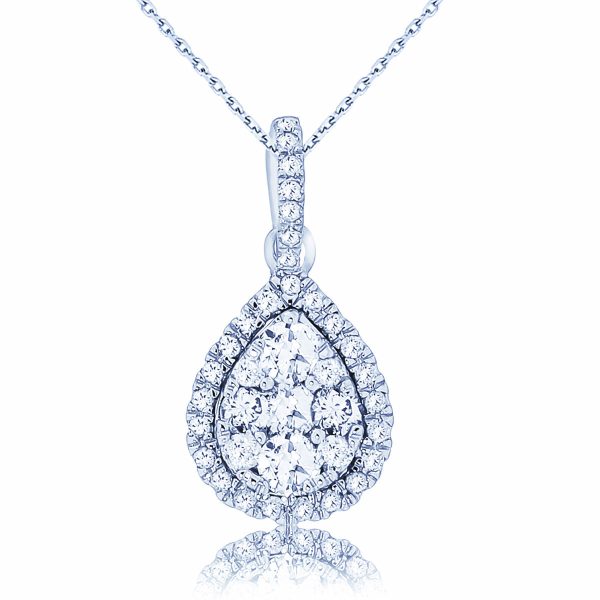 14K 0.50CT Diamond Pendnat