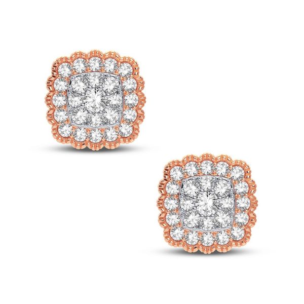 14K 0.50CT Diamond Earring - Image 2