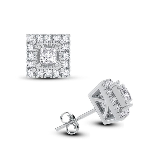 14K 0.40CT Diamond Earring - Image 2