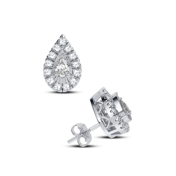 14K 0.40CT DIAMOND EARRING - Image 2