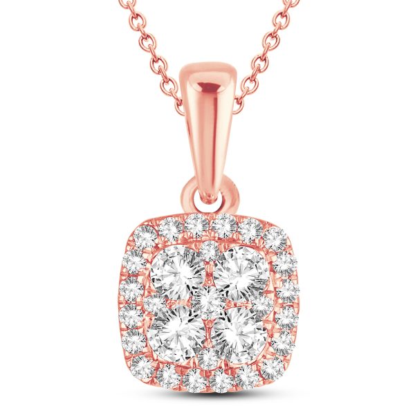 14k 0.50ct Diamond Pendant