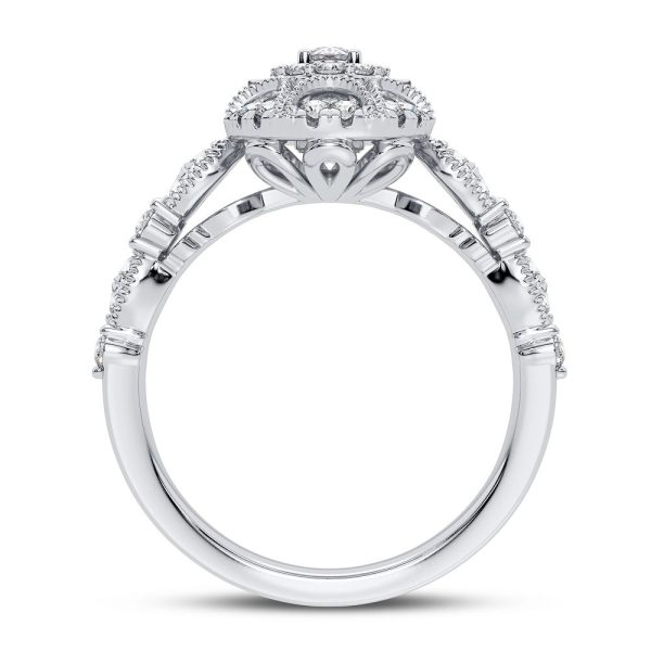 14K 0.63CT Diamond ENGAGEMENT Ring - Image 3