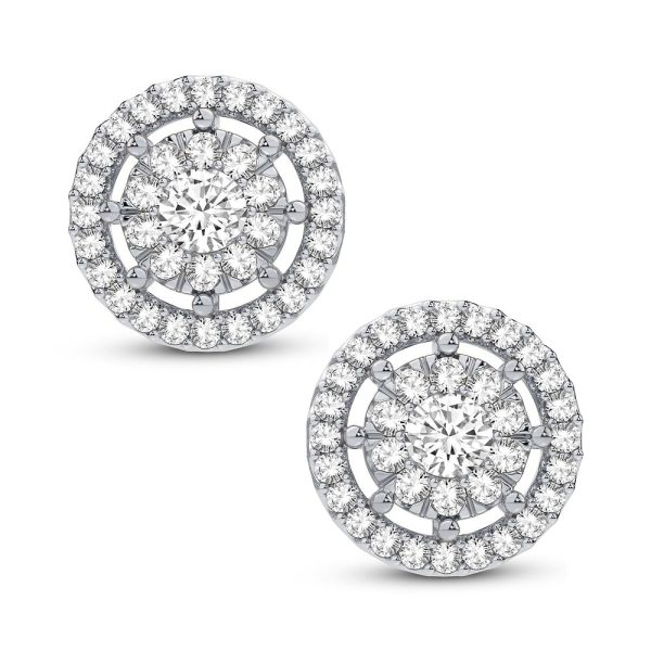 14K 2.00CT DIAMOND EARRING - Image 2