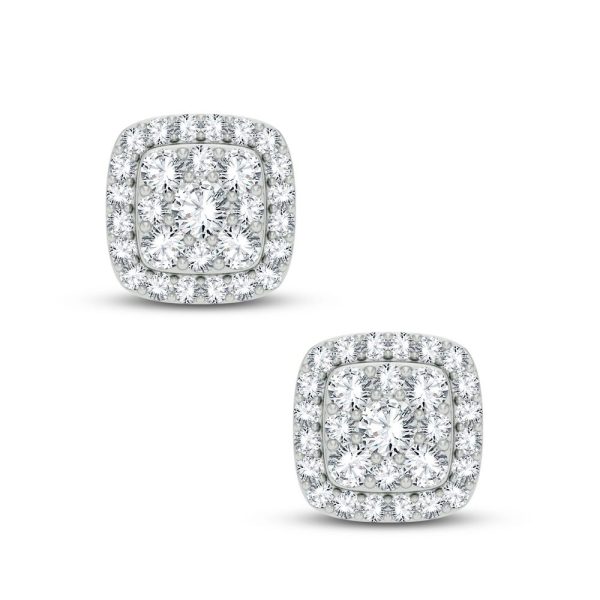 14K 1.00CT DIAMOND EARRING - Image 2