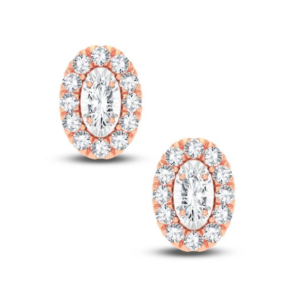 14K 0.40CT DIAMOND EARRING - Image 2