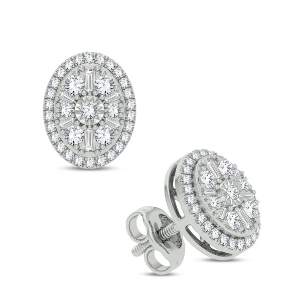 14K 0.50ct Diamond Earring - Image 2