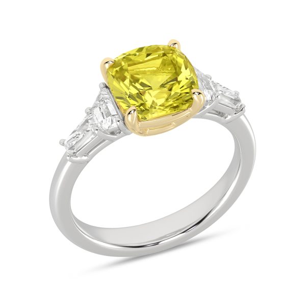 Certified Lab Grown 14K 4.00CT Diamond Engagement Ring - Image 4