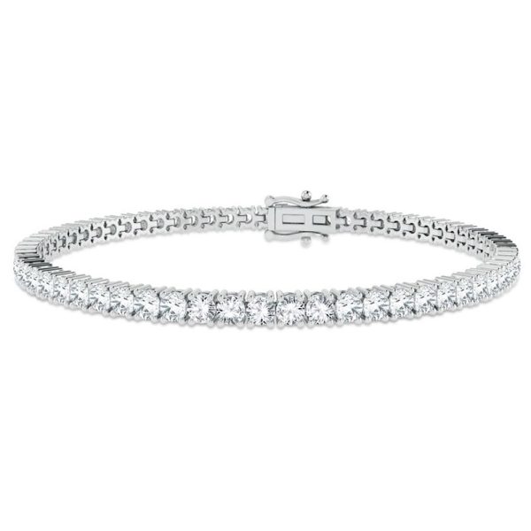 14K 5.00ct Lab Grown Diamond Bracelet