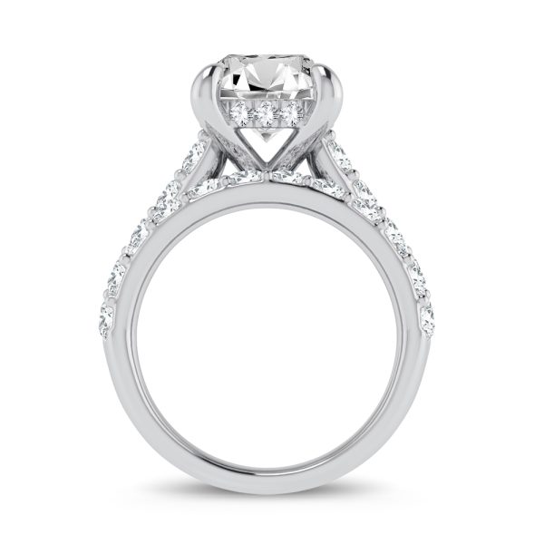 14K 5.00CT Certified Lab Grown Diamond Bridal Ring - Image 3