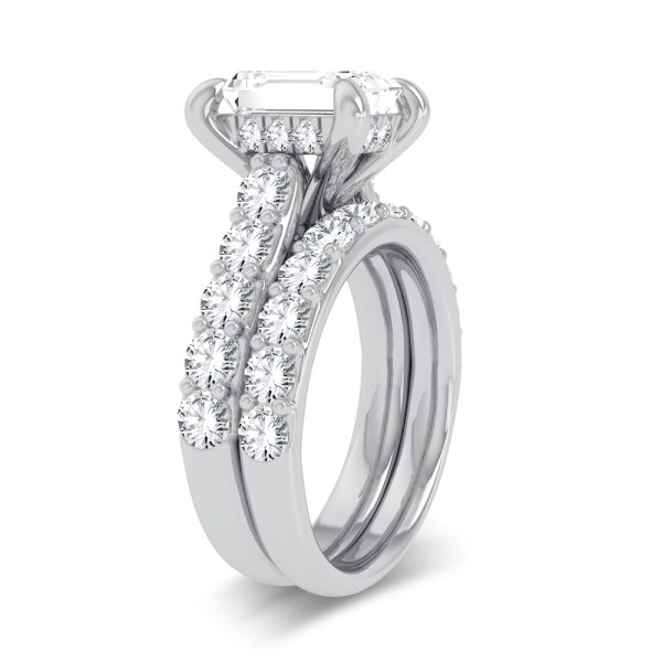 14K 5.00CT Certified Lab Grown Diamond Bridal Ring - Image 2