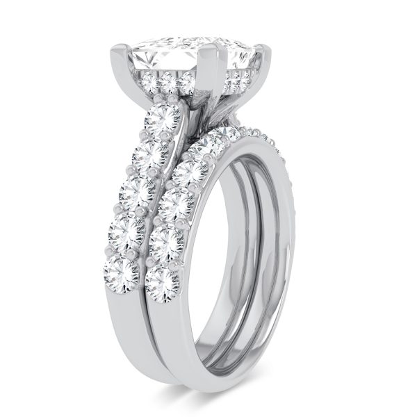 14K 5.00CT Certified Lab Grown Diamond Bridal Ring - Image 2