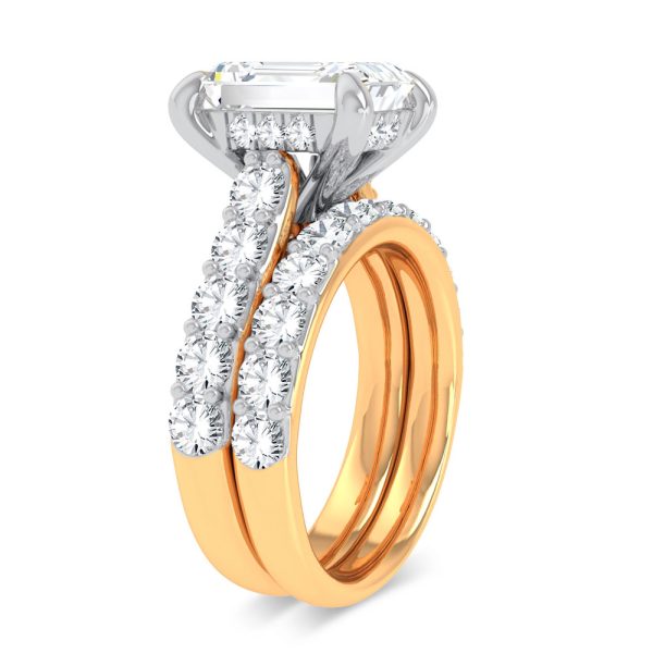 14K 5.00CT Certified Lab Grown Diamond Bridal Ring - Image 2