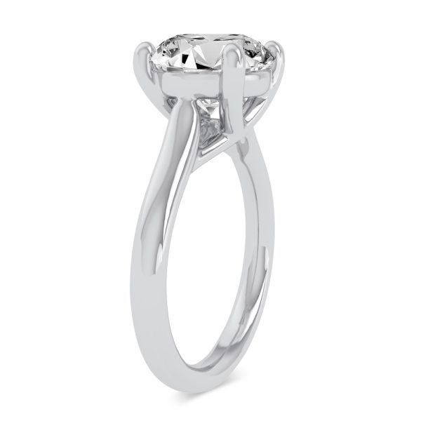 14K 3.00CT Certified Lab Grown Engagement Ring - Image 2