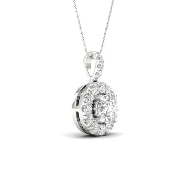 14K 0.50CT Lab Diamond Pendant