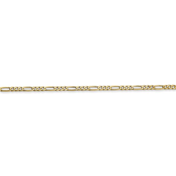 14k 1.8mm Flat Figaro Chain - Image 2