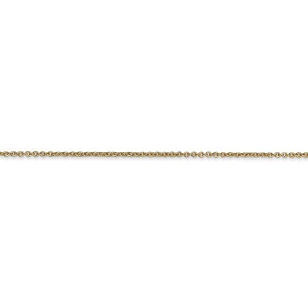 14k 1.2mm Cable Chain - Image 2