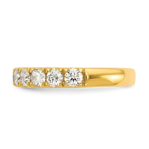 14K Gold Lab Grown Diamond VS/SI FGH 1ct Wedding Band - Image 2