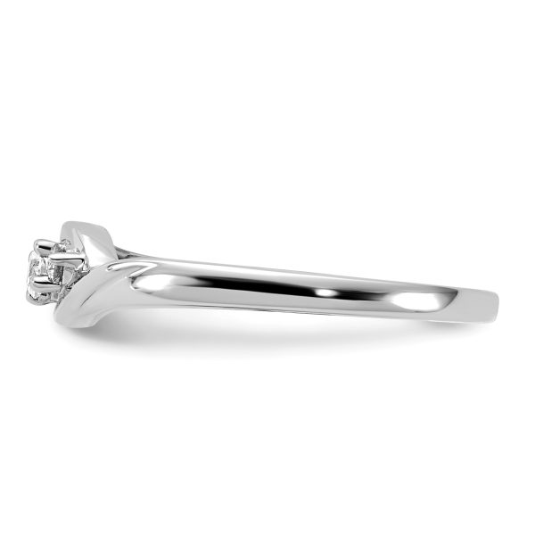 14k White Gold 3-stone Diamond Ring - Image 3