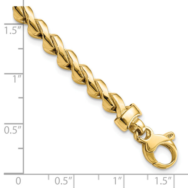 14K Polished Fancy Link Bracelet - Image 3