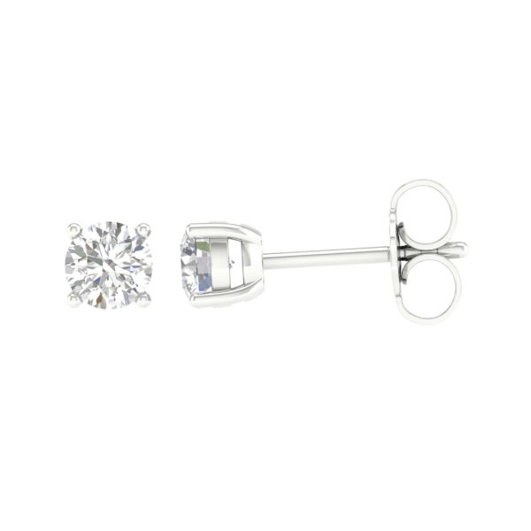 10K 2.00CT Certified Lab Grown Diamond Earring - Image 2