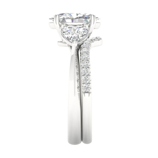 14K 3.25CT Certified Lab Grown Diamond Bridal Ring - Image 2